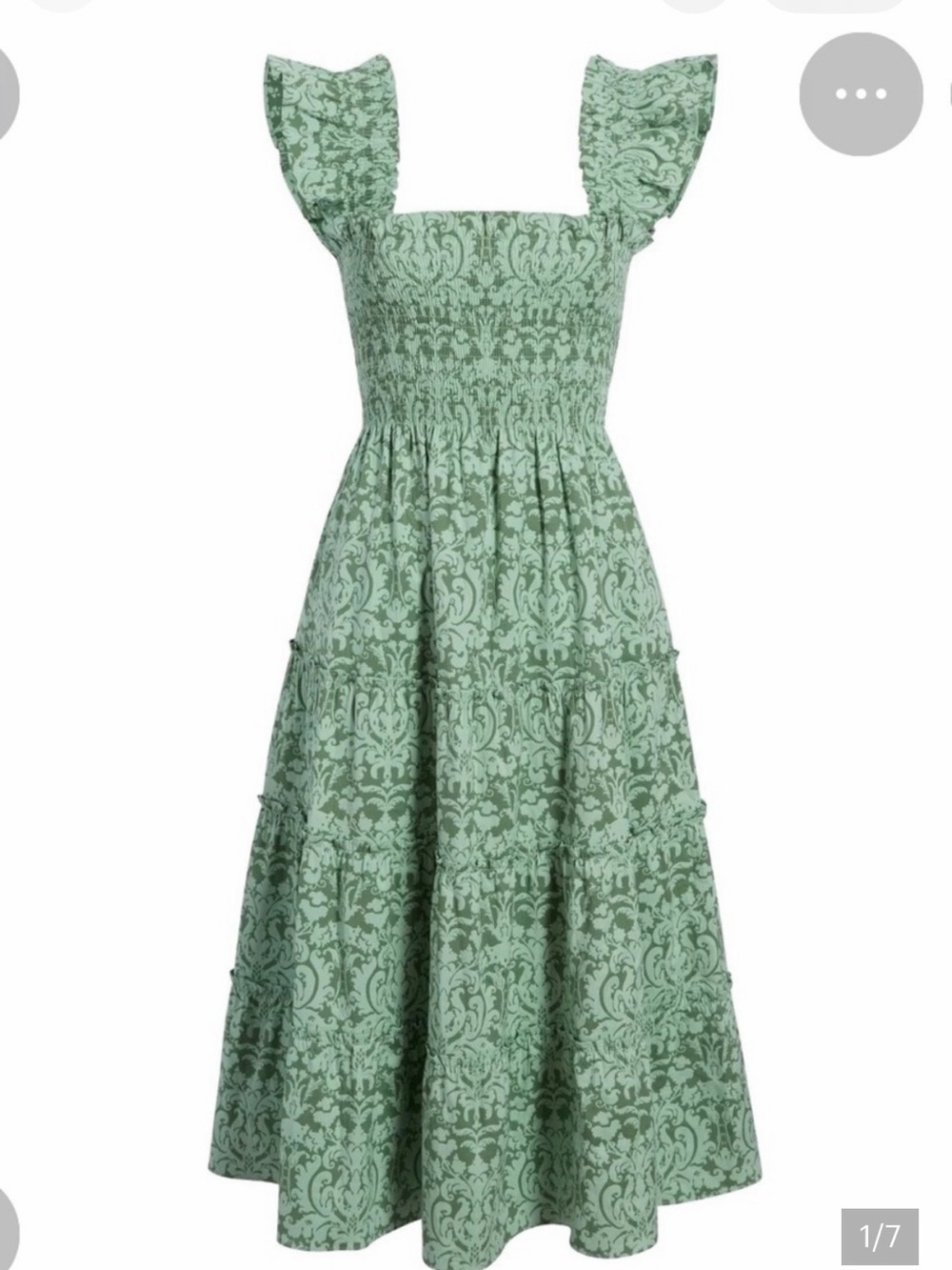 Hill House Green Brocade Ellie Nap Dress